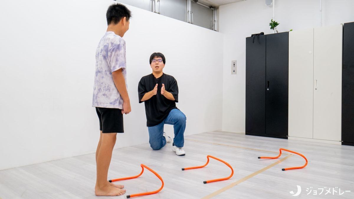 運動あそびプログラムの様子(橿原支店)
