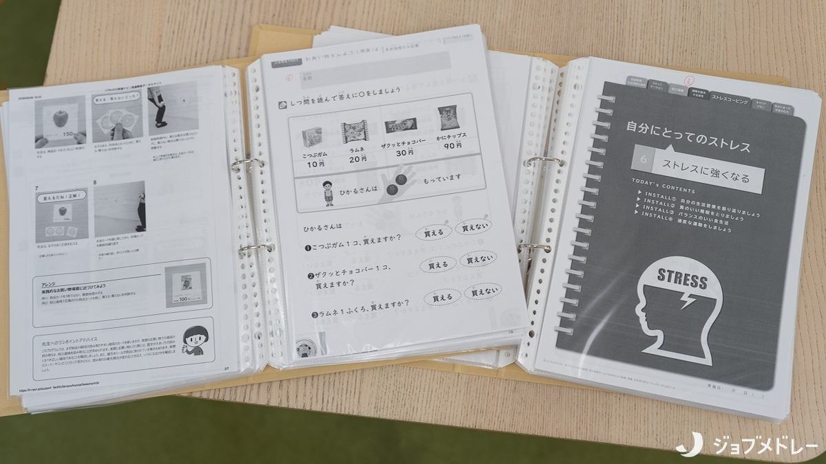 生活自立・はたらく準備プログラムの教材(天理本店)